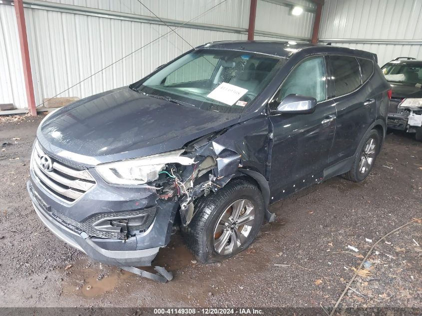 VIN 5XYZT3LB5GG362813 2016 Hyundai Santa Fe, Sport... no.6