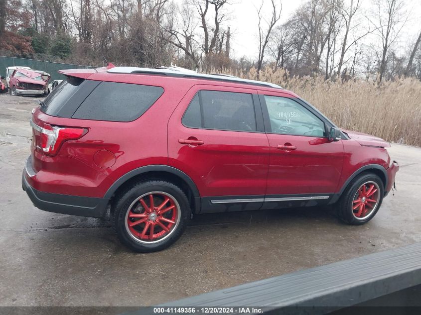 2018 Ford Explorer Xlt VIN: 1FM5K8D86JGC23789 Lot: 41149356