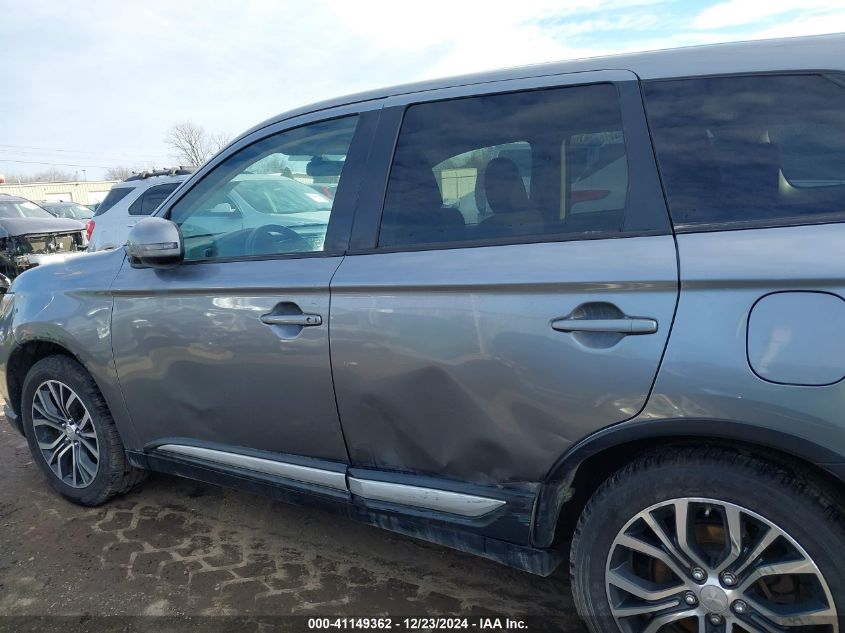 2017 Mitsubishi Outlander Se VIN: JA4AD3A39HZ022132 Lot: 41149362