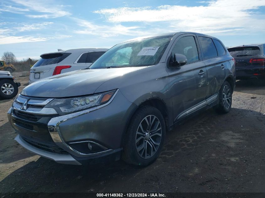 VIN JA4AD3A39HZ022132 2017 Mitsubishi Outlander, SE no.2