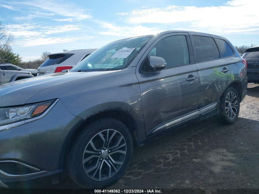 2017 Mitsubishi Outlander Se VIN: JA4AD3A39HZ022132 Lot: 41149362