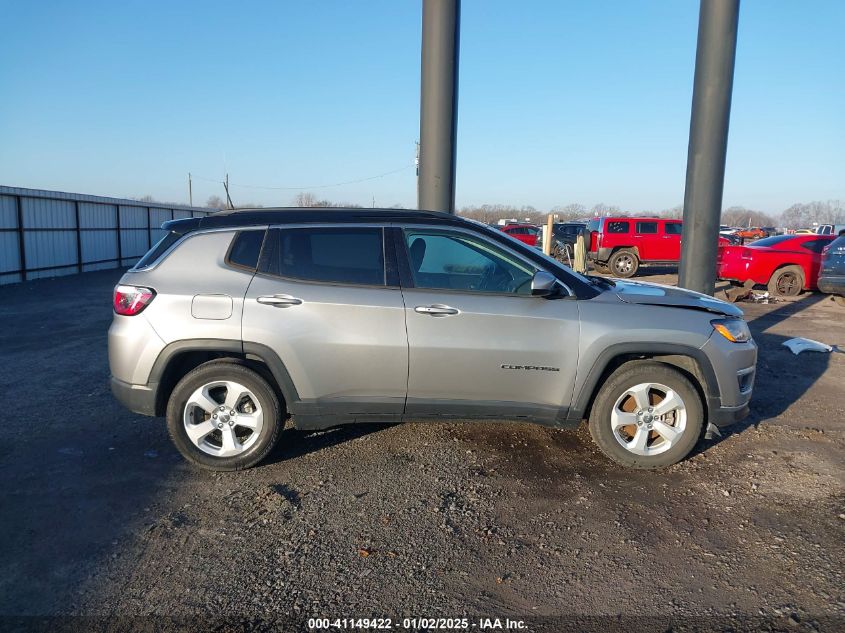 2020 Jeep Compass Latitude Fwd VIN: 3C4NJCBB7LT170141 Lot: 41149422