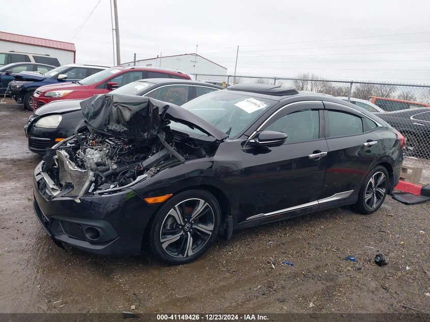 2016 HONDA CIVIC VIN: 19XFC1F95GE028553