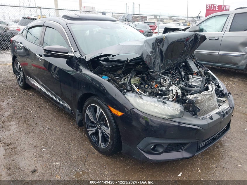2016 HONDA CIVIC VIN: 19XFC1F95GE028553
