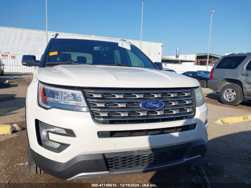 2016 Ford Explorer Xlt VIN: 1FM5K7D81GGA82942 Lot: 41149610