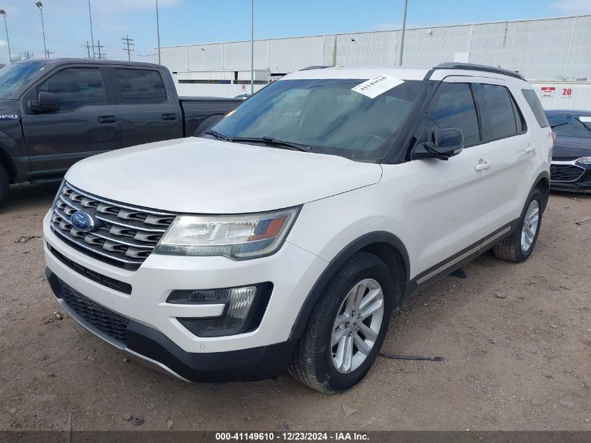 VIN 1FM5K7D81GGA82942 2016 Ford Explorer, Xlt no.2