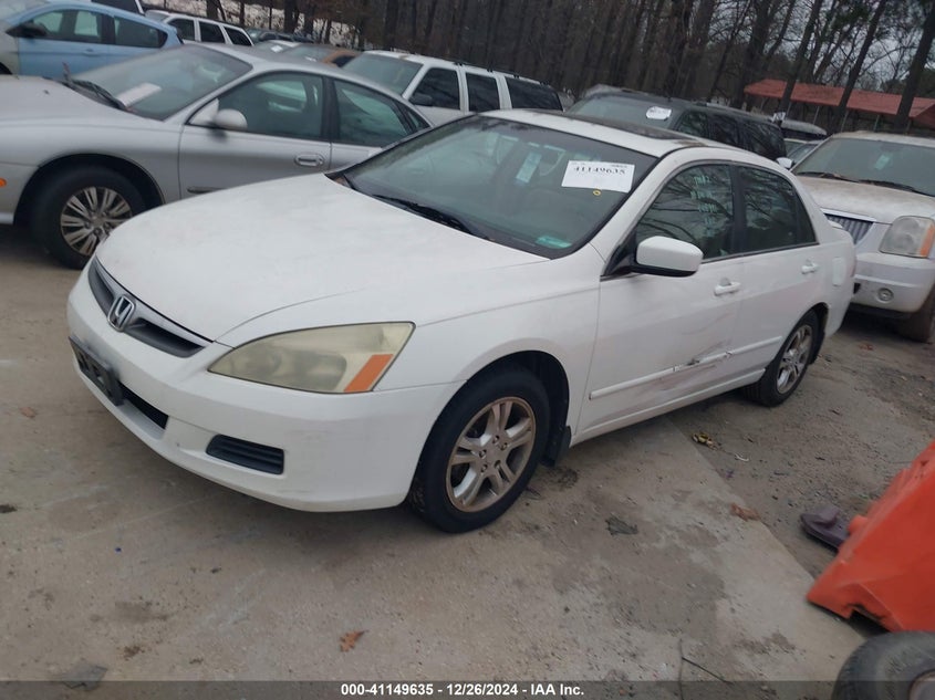 2007 HONDA ACCORD VIN: 1HGCM56767A068991