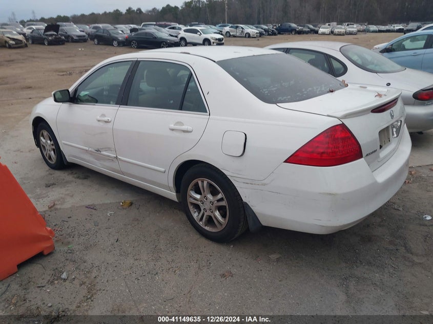2007 HONDA ACCORD VIN: 1HGCM56767A068991