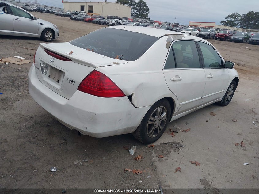 2007 HONDA ACCORD VIN: 1HGCM56767A068991