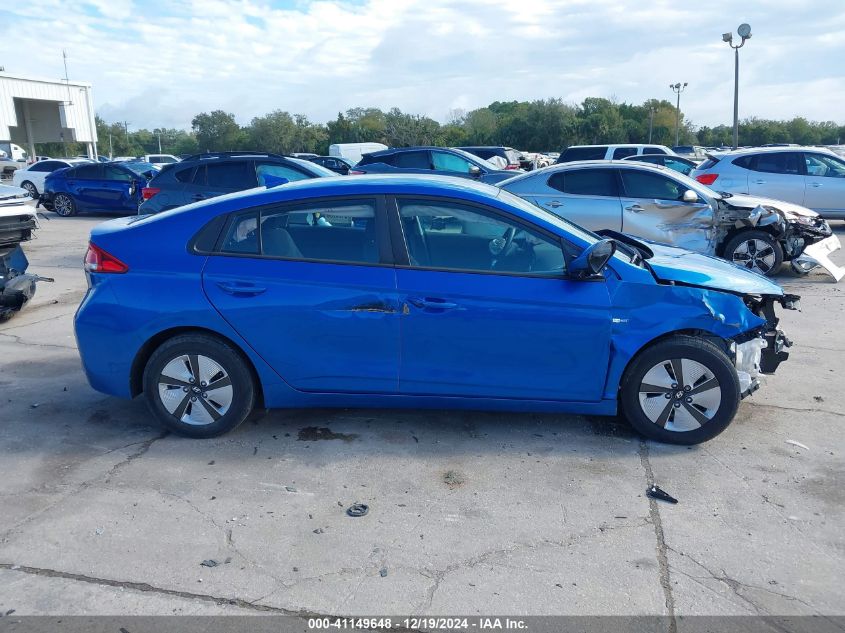 2017 Hyundai Ioniq Hybrid Blue VIN: KMHC65LC9HU047820 Lot: 41149648