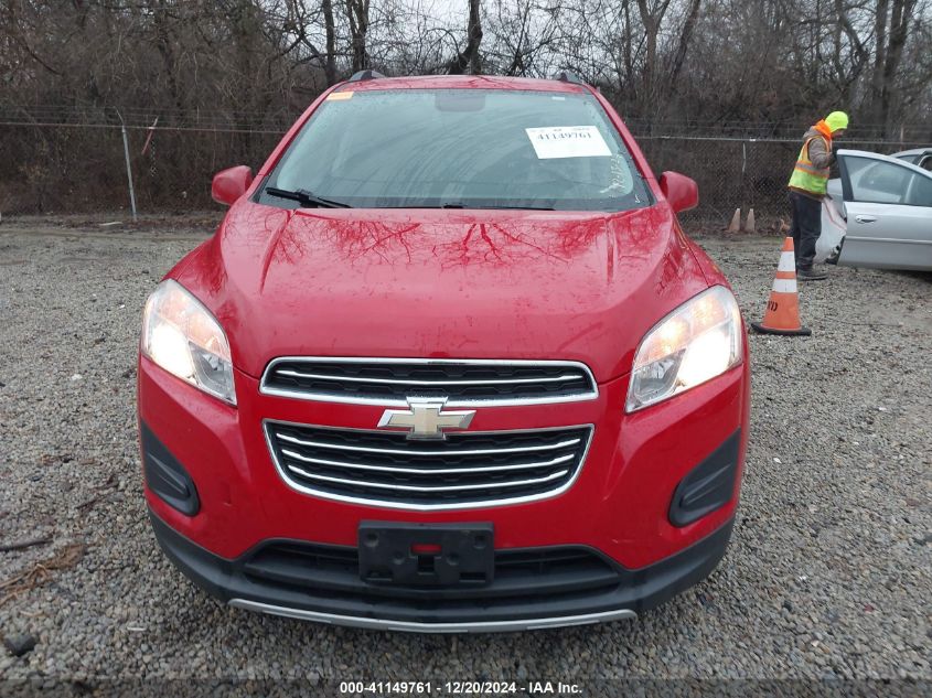 2016 Chevrolet Trax Lt VIN: KL7CJLSB2GB682742 Lot: 41149761