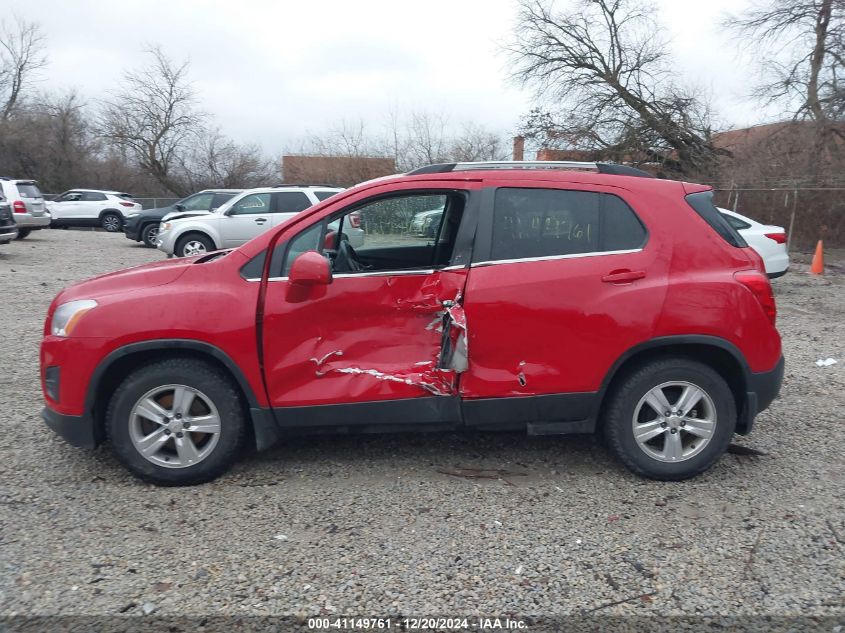 2016 Chevrolet Trax Lt VIN: KL7CJLSB2GB682742 Lot: 41149761