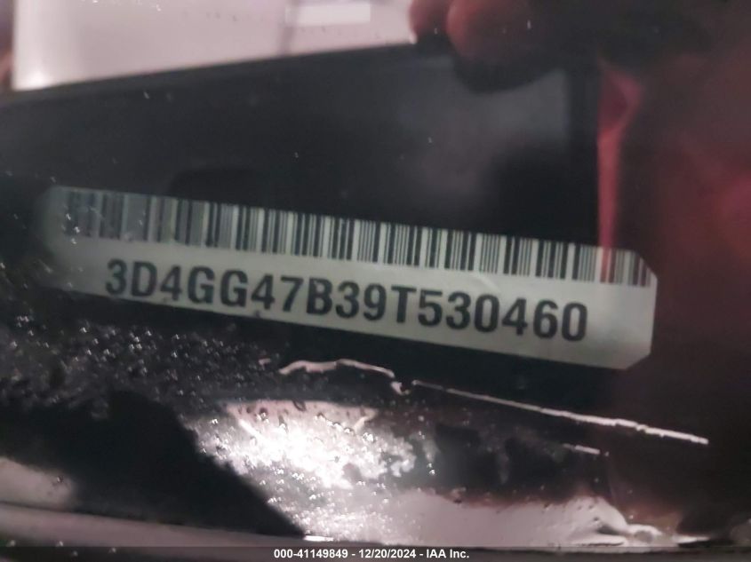2009 Dodge Journey Se VIN: 3D4GG47B39T530460 Lot: 41149849