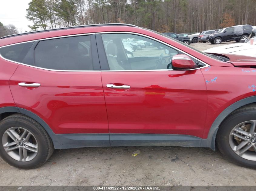 2018 Hyundai Santa Fe Sport 2.4L VIN: 5XYZUDLB7JG556883 Lot: 41149922