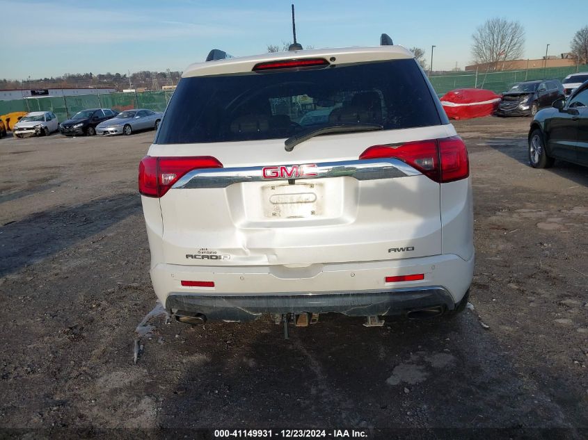 2017 GMC Acadia Denali VIN: 1GKKNXLS9HZ319148 Lot: 41149931