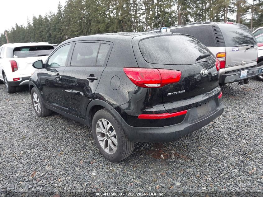 VIN KNDPB3AC4G7868619 2016 KIA Sportage, LX no.3