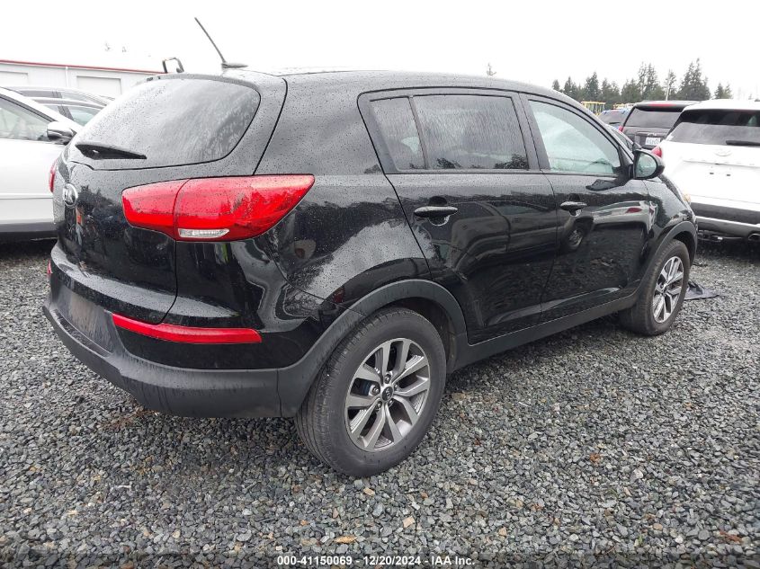 VIN KNDPB3AC4G7868619 2016 KIA Sportage, LX no.4