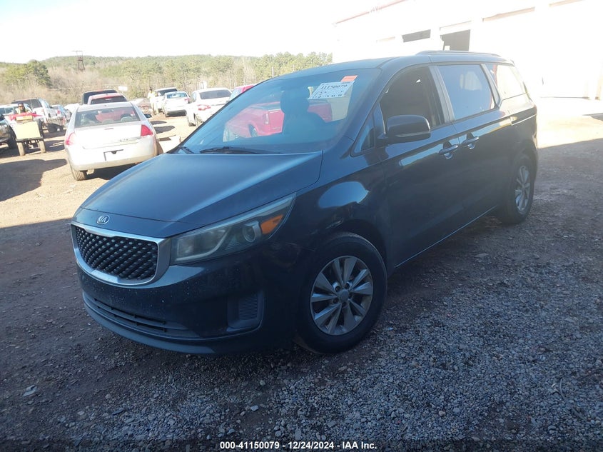 Vin: kndmb5c18f6021133, lot: 41640319, kia sedona lx 20152