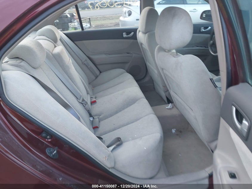 2007 HYUNDAI SONATA VIN: 5NPEU46F07H292095
