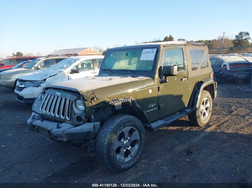 VIN 1C4AJWBG6GL128492 2016 Jeep Wrangler, Sahara no.2