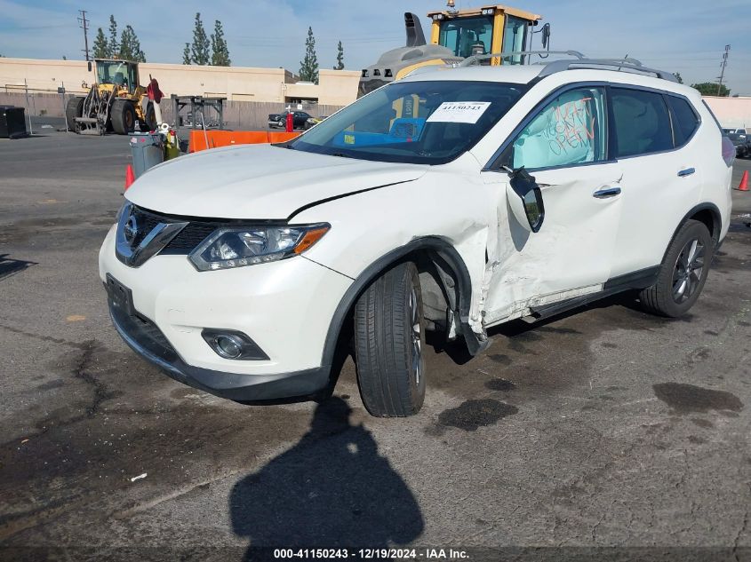 VIN KNMAT2MT5GP702716 2016 Nissan Rogue, SL no.2