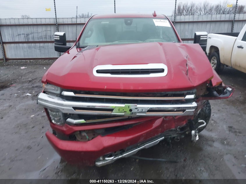 2021 Chevrolet Silverado 2500Hd 4Wd Standard Bed High Country VIN: 1GC4YREY0MF197185 Lot: 41150263