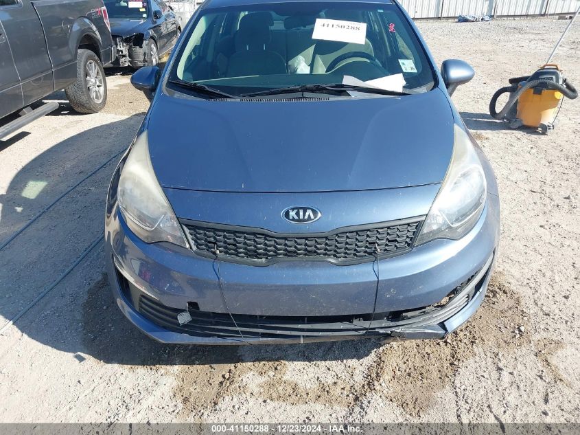 2016 Kia Rio Lx VIN: KNADM4A3XG6662226 Lot: 41150288