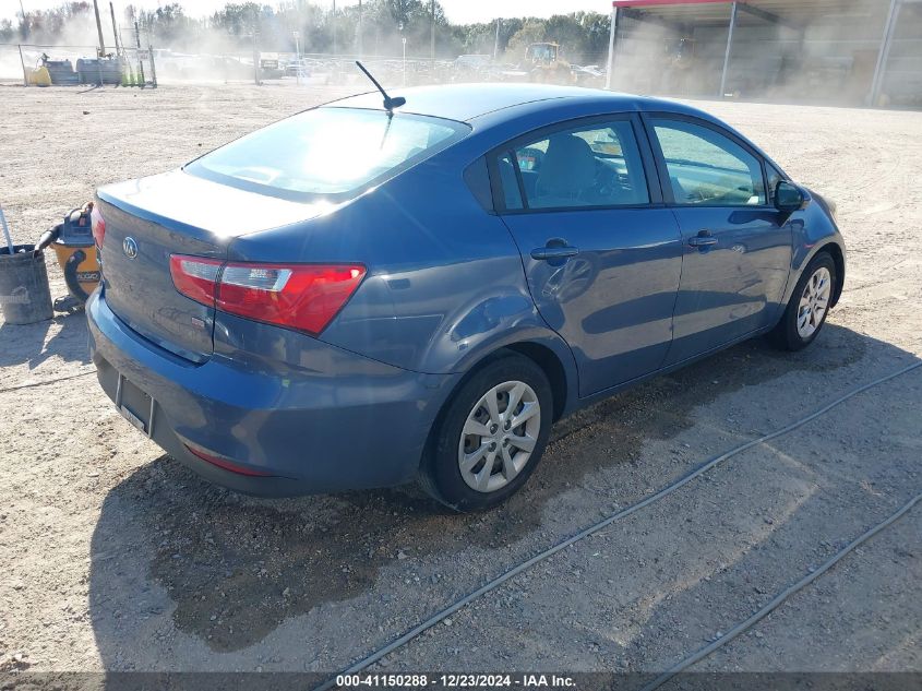 VIN KNADM4A3XG6662226 2016 KIA Rio, LX no.4