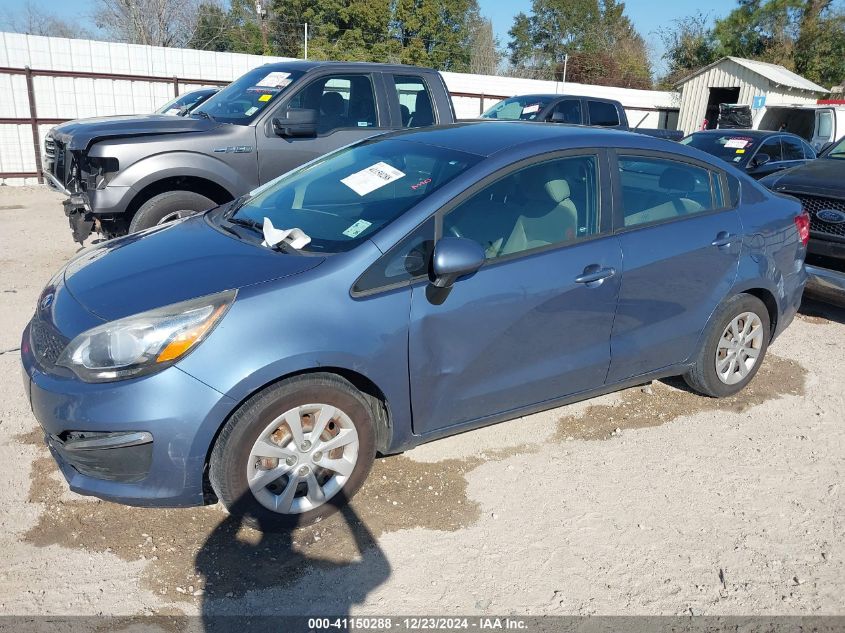 2016 Kia Rio Lx VIN: KNADM4A3XG6662226 Lot: 41150288