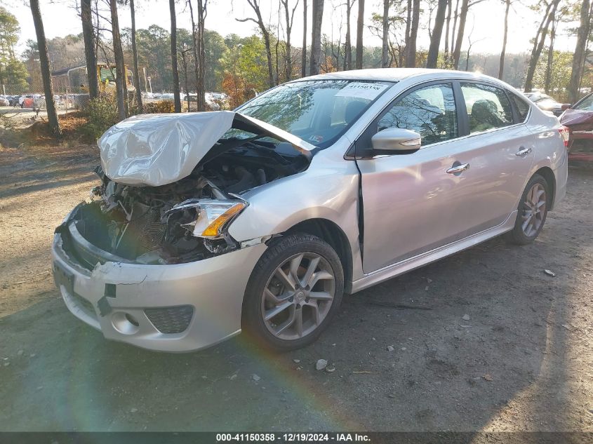 VIN 3N1AB7AP9FY285477 2015 Nissan Sentra, SR no.2