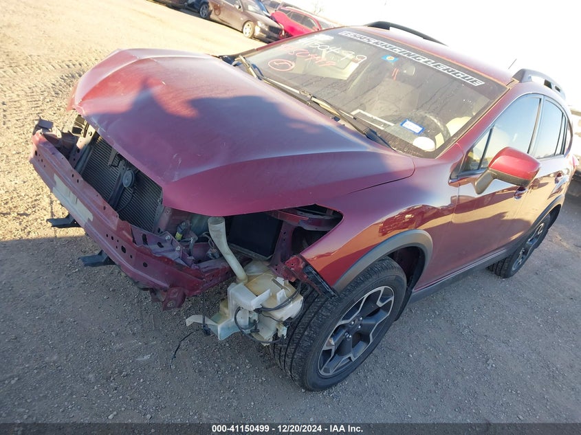 Vin: jf2gpagc3e8258345, lot: 41640738, subaru xv crosstrek 2.0i limited 20142