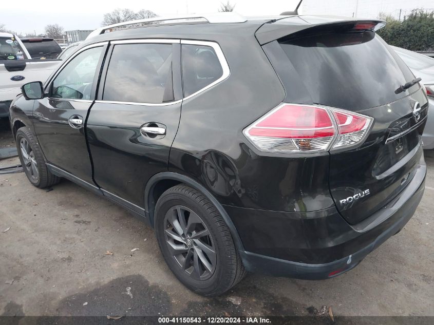 VIN 5N1AT2MT9GC818312 2016 Nissan Rogue, S/Sl/Sv no.3