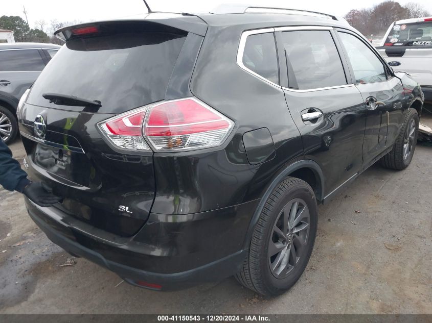 VIN 5N1AT2MT9GC818312 2016 Nissan Rogue, S/Sl/Sv no.4