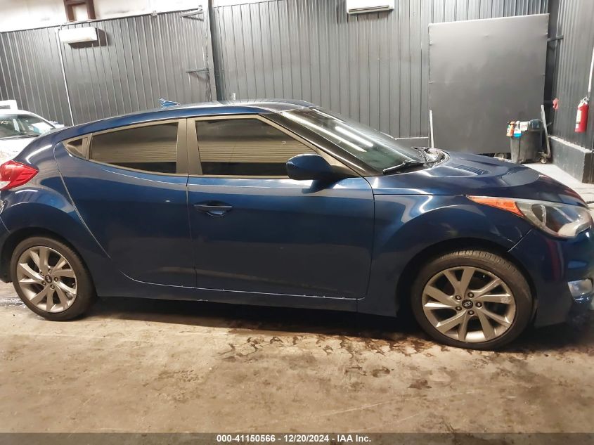 2017 Hyundai Veloster VIN: KMHTC6AD9HU321527 Lot: 41150566