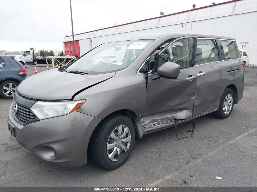 2015 Nissan Quest S VIN: JN8AE2KP4F9128679 Lot: 41150619