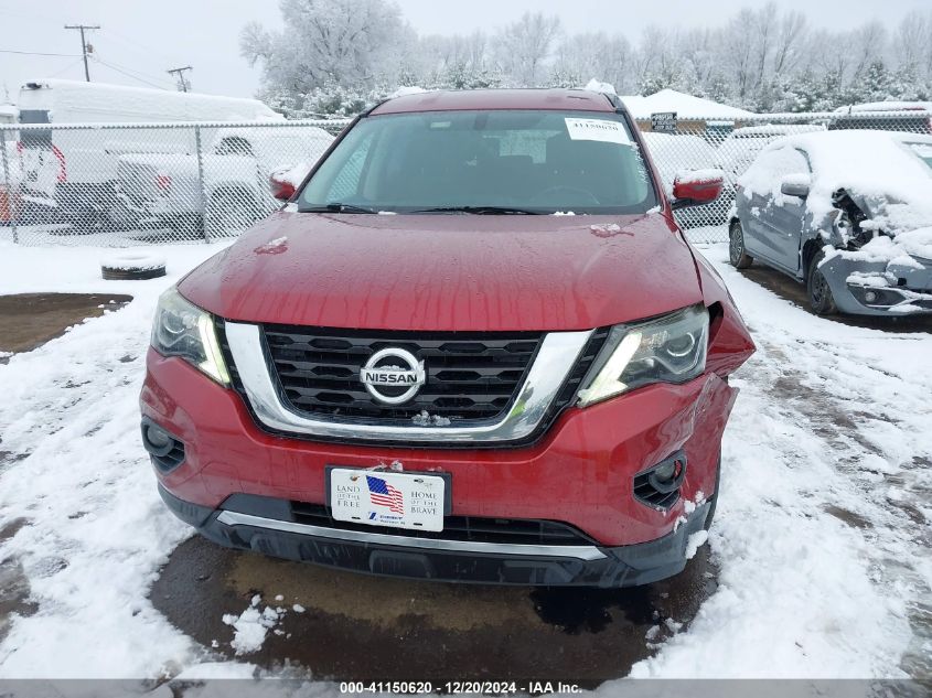 2017 Nissan Pathfinder Sv VIN: 5N1DR2MN9HC673917 Lot: 41150620