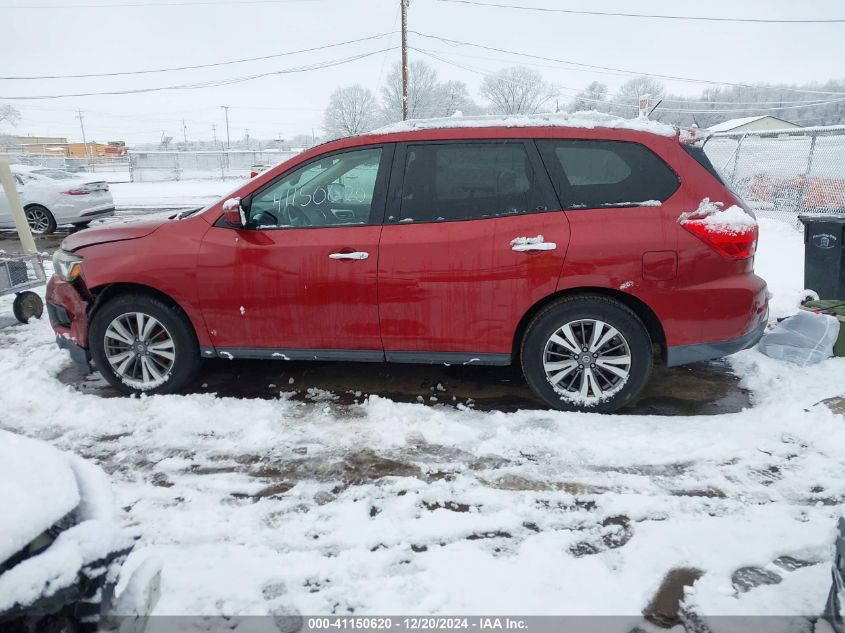 2017 Nissan Pathfinder Sv VIN: 5N1DR2MN9HC673917 Lot: 41150620