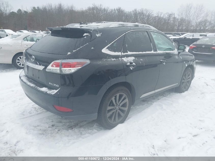 VIN 2T2BK1BA7DC224002 2013 Lexus RX, 350 F Sport no.4