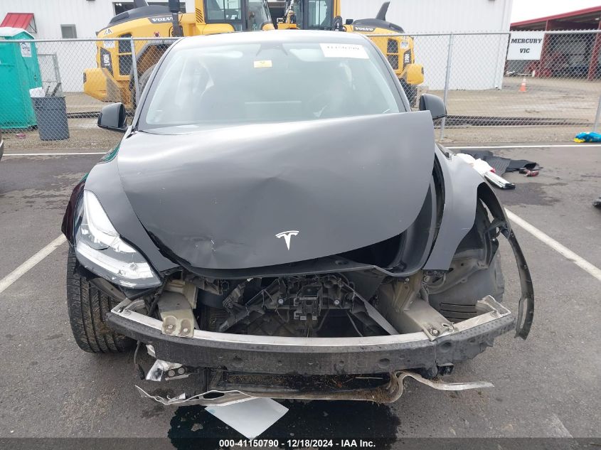 2021 Tesla Model Y Long Range Dual Motor All-Wheel Drive VIN: 5YJYGDEE6MF232152 Lot: 41150790