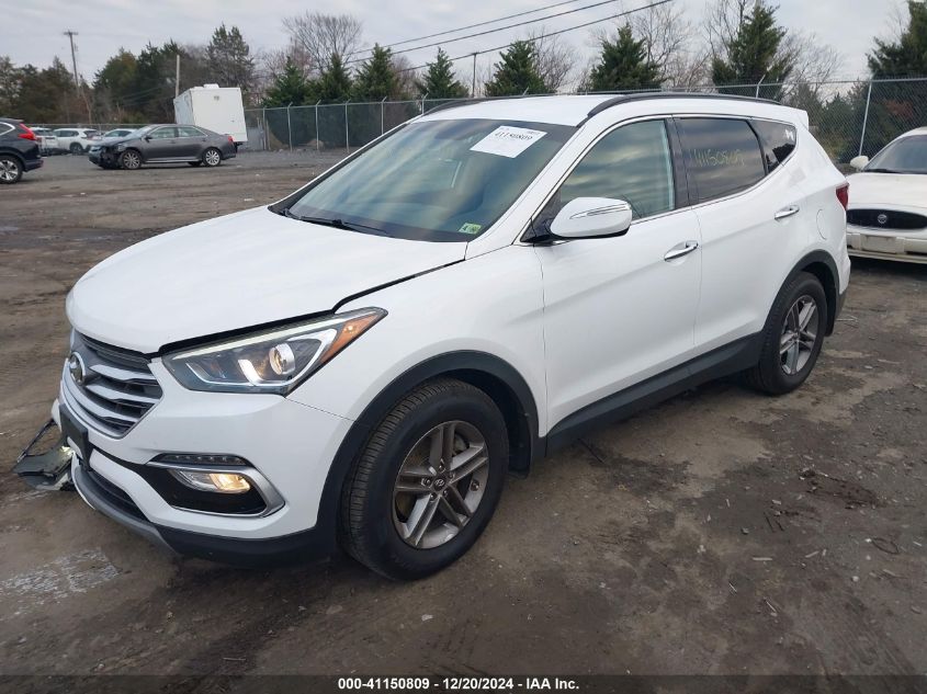 VIN 5NMZUDLB9JH087382 2018 HYUNDAI SANTA FE SPORT no.2