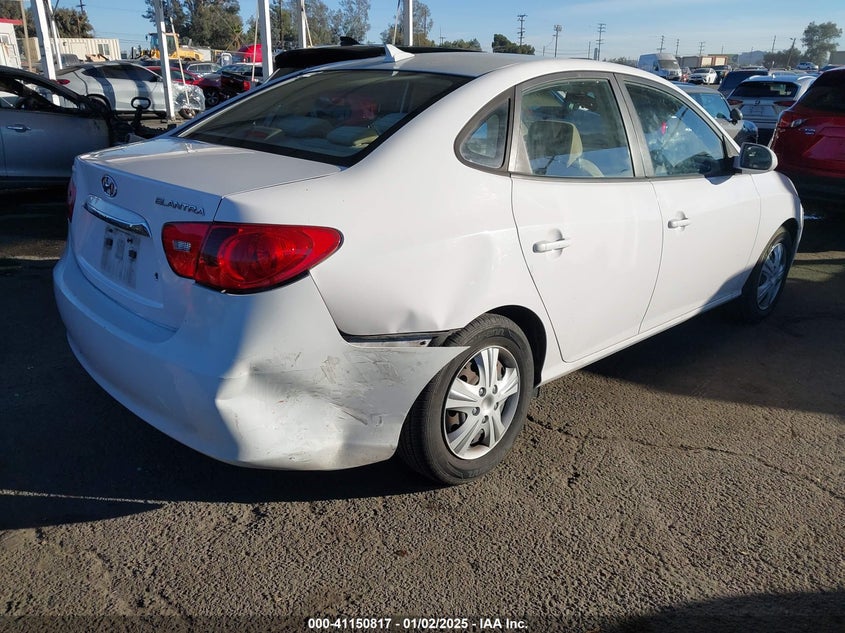2010 HYUNDAI ELANTRA VIN: KMHDU4AD7AU073385