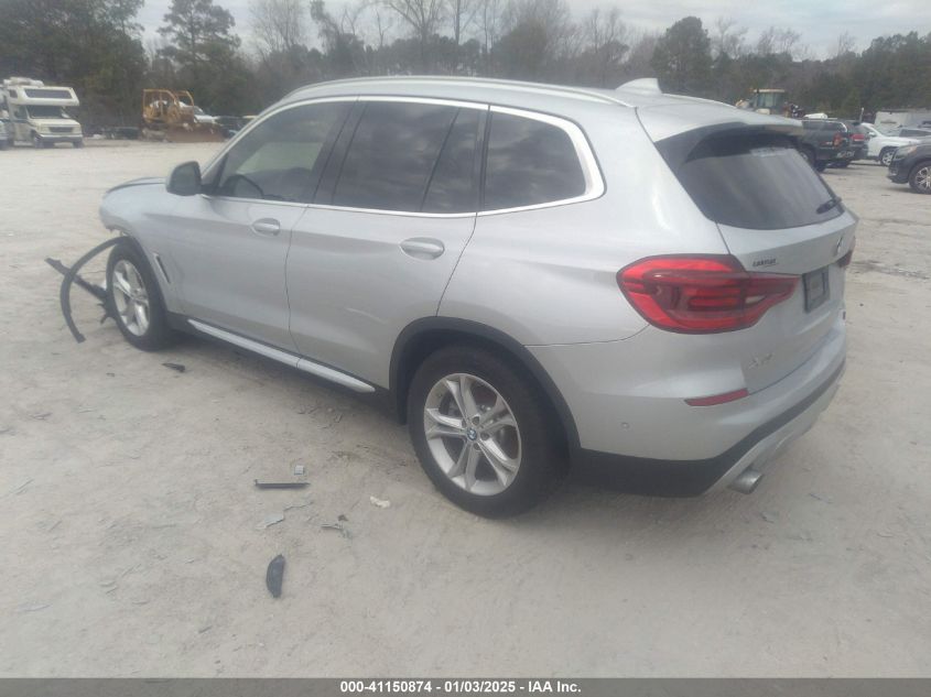 VIN 5UXTR7C56KLF26039 2019 BMW X3 no.3