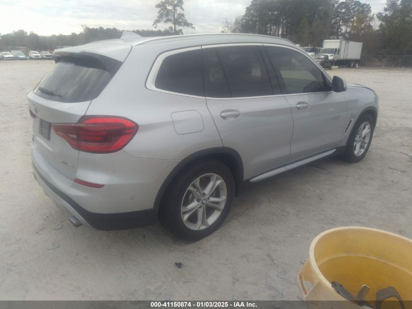 VIN 5UXTR7C56KLF26039 2019 BMW X3 no.4