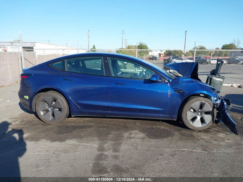 2023 Tesla Model 3 Rear-Wheel Drive VIN: 5YJ3E1EAXPF616435 Lot: 41150904