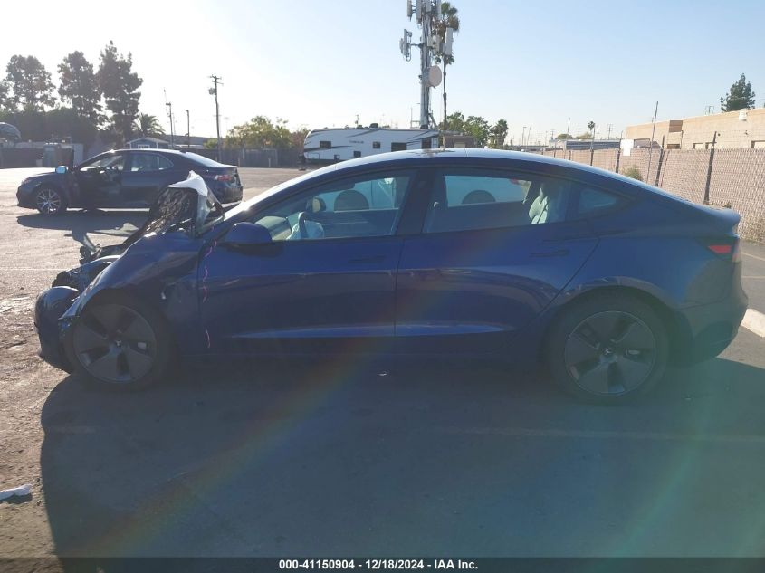 2023 Tesla Model 3 Rear-Wheel Drive VIN: 5YJ3E1EAXPF616435 Lot: 41150904