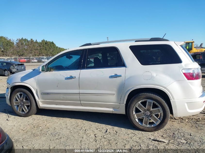 2012 GMC Acadia Denali VIN: 1GKKRTED5CJ208678 Lot: 41150907