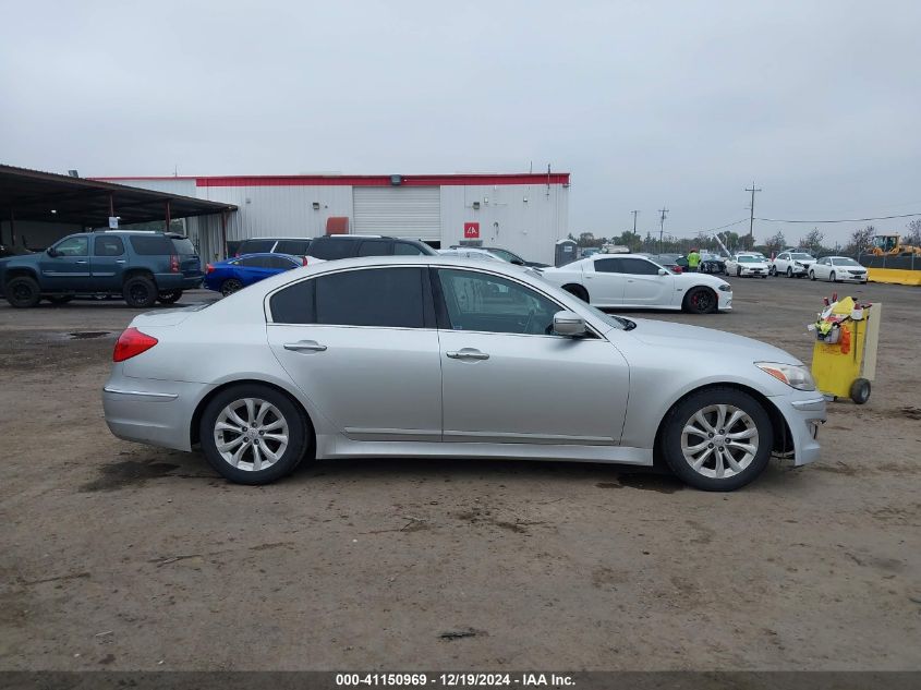 2013 Hyundai Genesis 3.8 VIN: KMHGC4DD0DU243280 Lot: 41150969