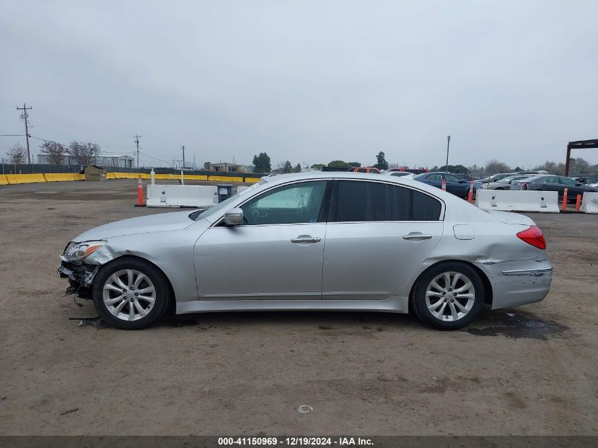 2013 Hyundai Genesis 3.8 VIN: KMHGC4DD0DU243280 Lot: 41150969