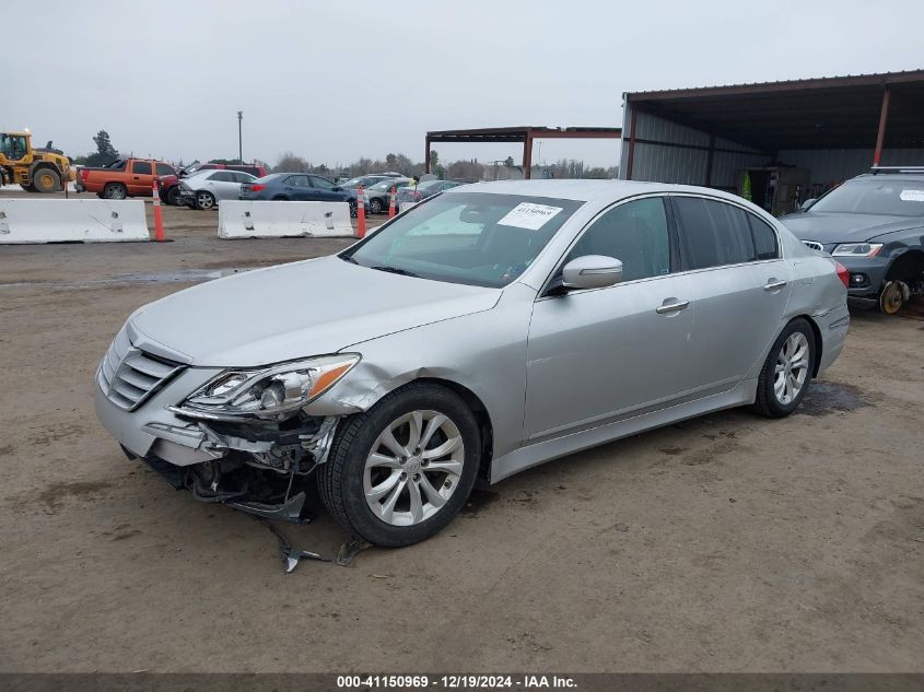 2013 Hyundai Genesis 3.8 VIN: KMHGC4DD0DU243280 Lot: 41150969