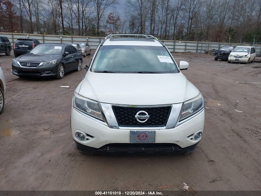 2015 Nissan Pathfinder Sl VIN: 5N1AR2MN2FC677159 Lot: 41151018